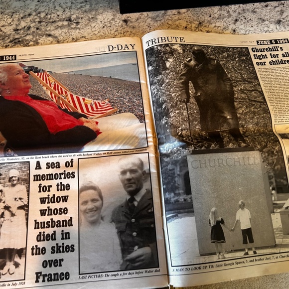 THE PEOPLE D-DAY TRIBUTE 1944-1994 ANNIVERSARY NEWSPAPER - Picture 3 of 3